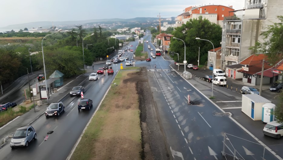 Višnjički bulevar iz drona